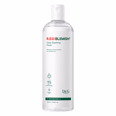 Nước cân bằng cấp ẩm và làm dịu Dr.G R.E.D Blemish Clear Soothing Toner 300ml