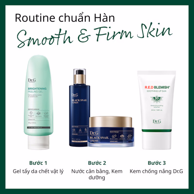 Nước cân bằng ốc sên đen Dr.G Black Snail Toner 150ml