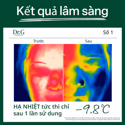 Mặt nạ làm dịu và cấp ẩm Dr.G R.E.D Blemish Hyal Cica Cooling Gel Mask