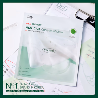 Mặt nạ làm dịu và cấp ẩm Dr.G R.E.D Blemish Hyal Cica Cooling Gel Mask