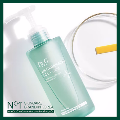 Gel rửa mặt tạo bọt dịu nhẹ Dr.G pH Cleansing Gel Foam 200ml