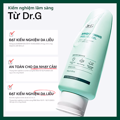 Gel tẩy tế bào chết dịu nhẹ Dr.G Brightening Peeling Gel 120ml